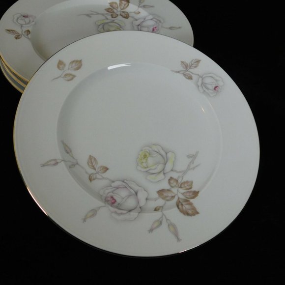 Johann Haviland China Sweetheart Rose Set of 4 Salad Plates Bavaria Germany Vtg - Picture 8 of 12